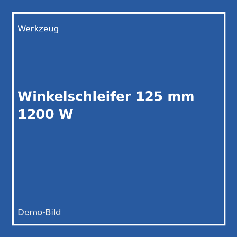 [WZ-WS-125] Winkelschleifer 125 mm 1200 W