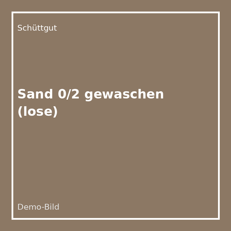 [SG-SAND-02] Sand 0/2 gewaschen (lose)
