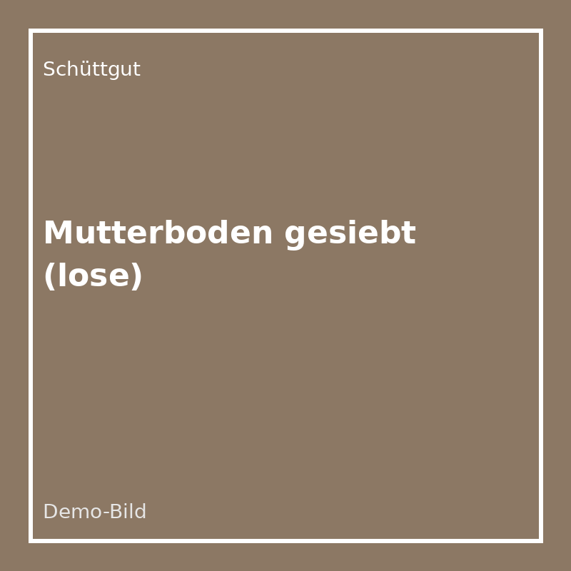 [SG-MB-LOSE] Mutterboden gesiebt (lose)