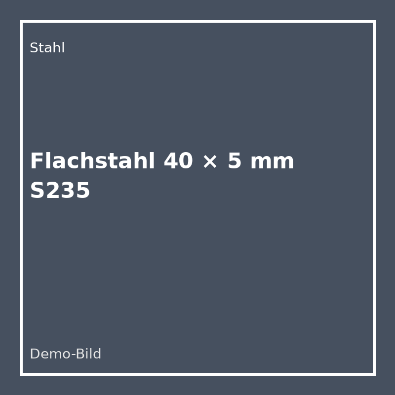 [ST-FL-40-5] Flachstahl 40 × 5 mm S235