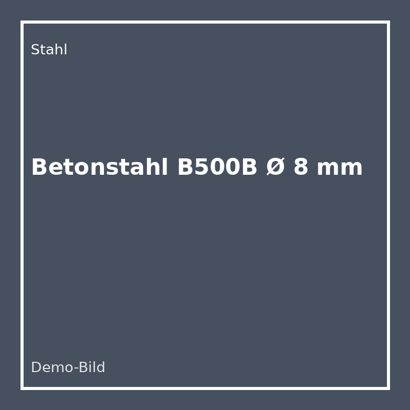 [ST-B500-08] Betonstahl B500B Ø 8 mm