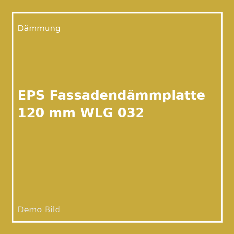 [DA-EPS-120] EPS Fassadendämmplatte 120 mm WLG 032