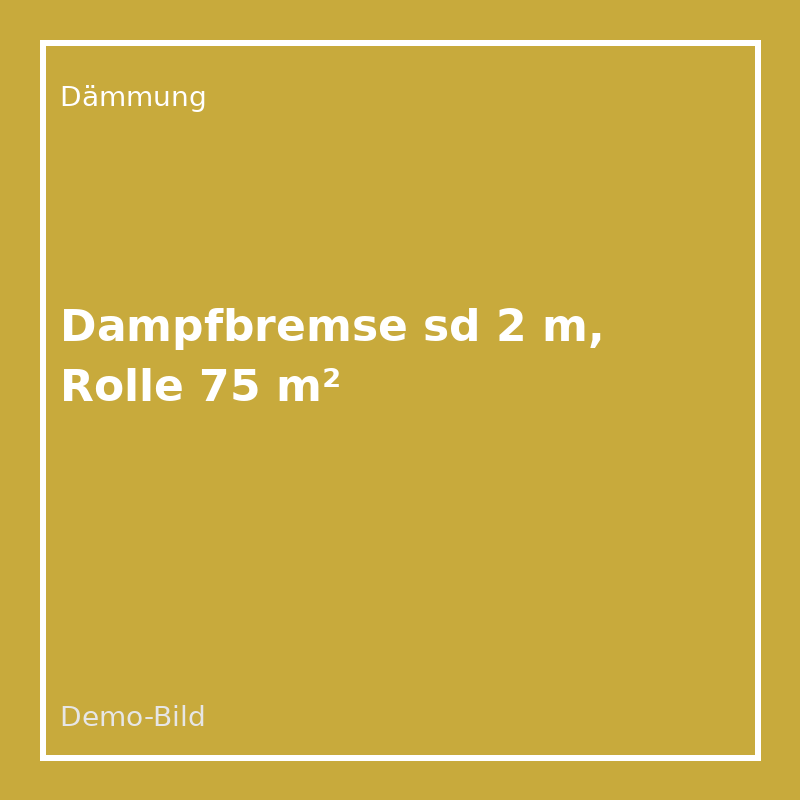 [DA-DB-75] Dampfbremse sd 2 m, Rolle 75 m²
