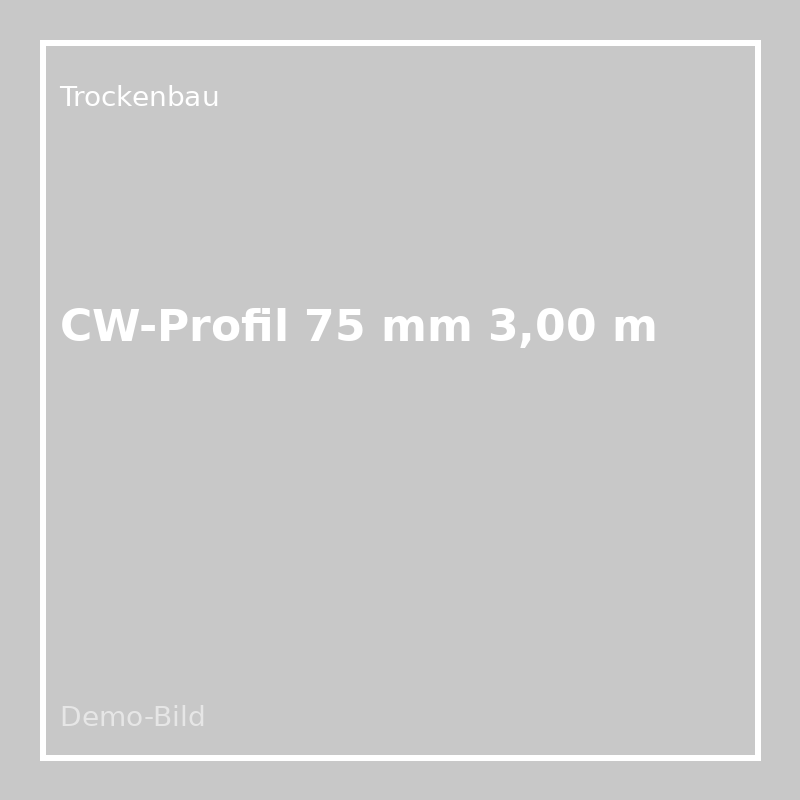 [TB-CW-75] CW-Profil 75 mm 3,00 m