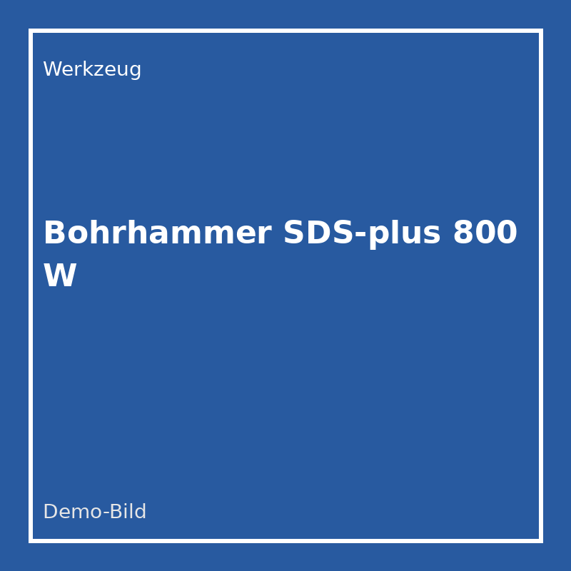 [WZ-BH-800] Bohrhammer SDS-plus 800 W